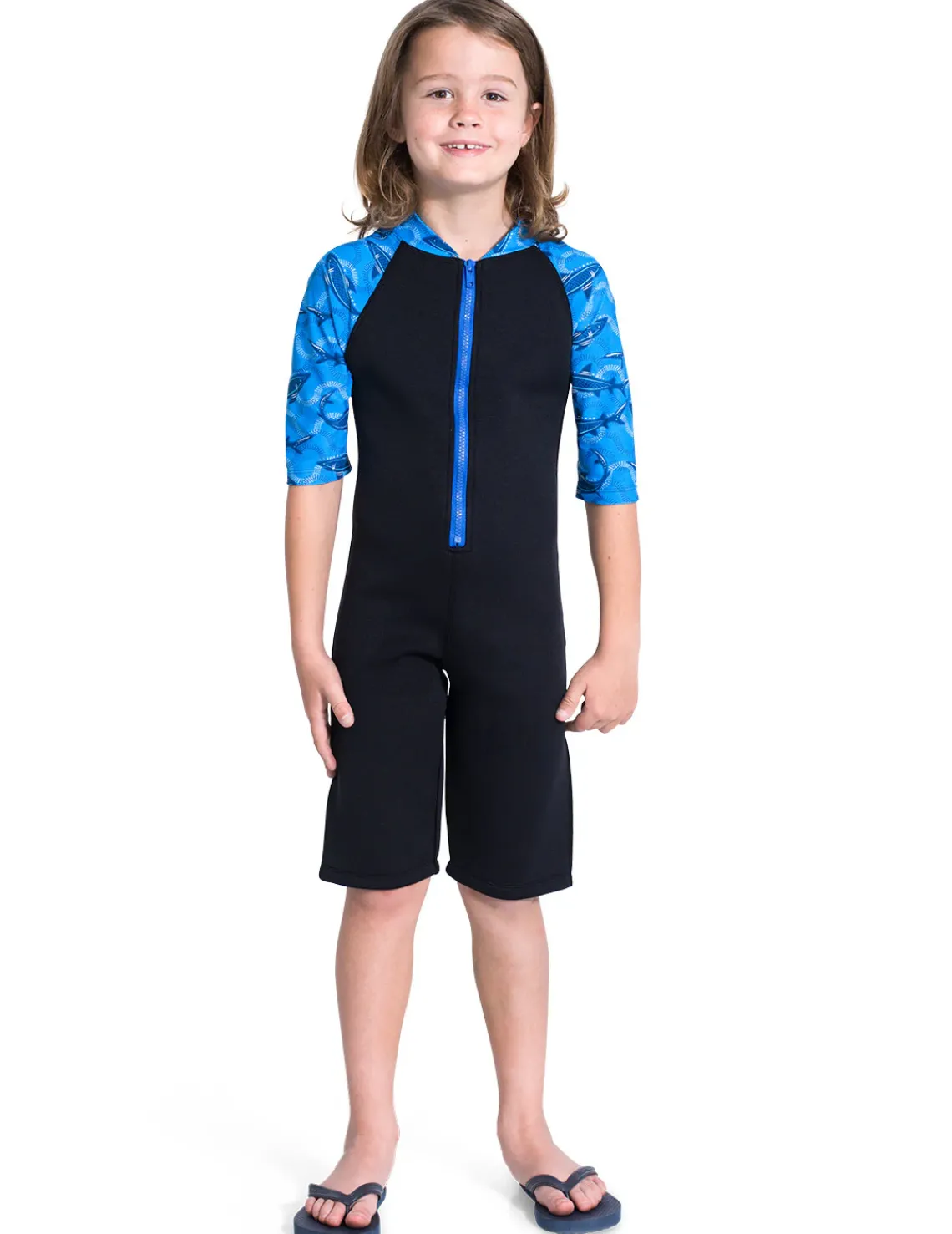 BOY Tuga Sunwear Thermal Wetsuits|Boy's Thermal Suit - Royal