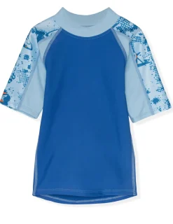 BOY Tuga Sunwear 2 Piece Swim Sets|Breaker Rash Guard & Jammer Short - Alba (MADE IN USA)