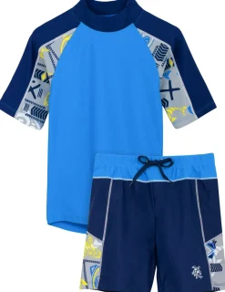 BOY Tuga Sunwear 2 Piece Swim Sets|Breaker Rash Guard & Swim Short - Fanatic