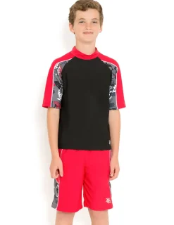 BOY Tuga Sunwear 2 Piece Swim Sets|Breaker Rash Guard & Swim Short - Fanatic