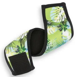 Tuga Sunwear Belly Bands|Dog Belly Band - Tropical Treasure Green