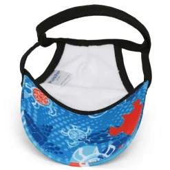 Tuga Sunwear Sun Hats|Dog Visor - Flaming Blue Tuga