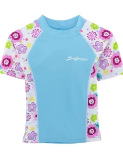 Tuga Sunwear 2 & 3 Piece Swim Sets|Fitted Rash Guard Set - Mallowberry