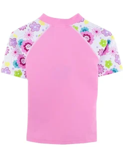 Tuga Sunwear 2 & 3 Piece Swim Sets|Fitted Rash Guard Set - Poppyberry