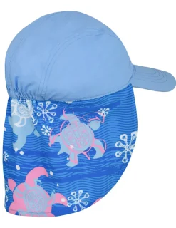 Tuga Sunwear Sun Hats|Flap Sun Hat - Pink Wave