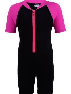 Tuga Sunwear Thermal Wetsuits|Girl's Thermal Suit - Fuchsia
