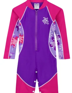 Tuga Sunwear Sunsuits & One-piece Swimsuits|High Tide One Piece Sunsuit - Purple Wave
