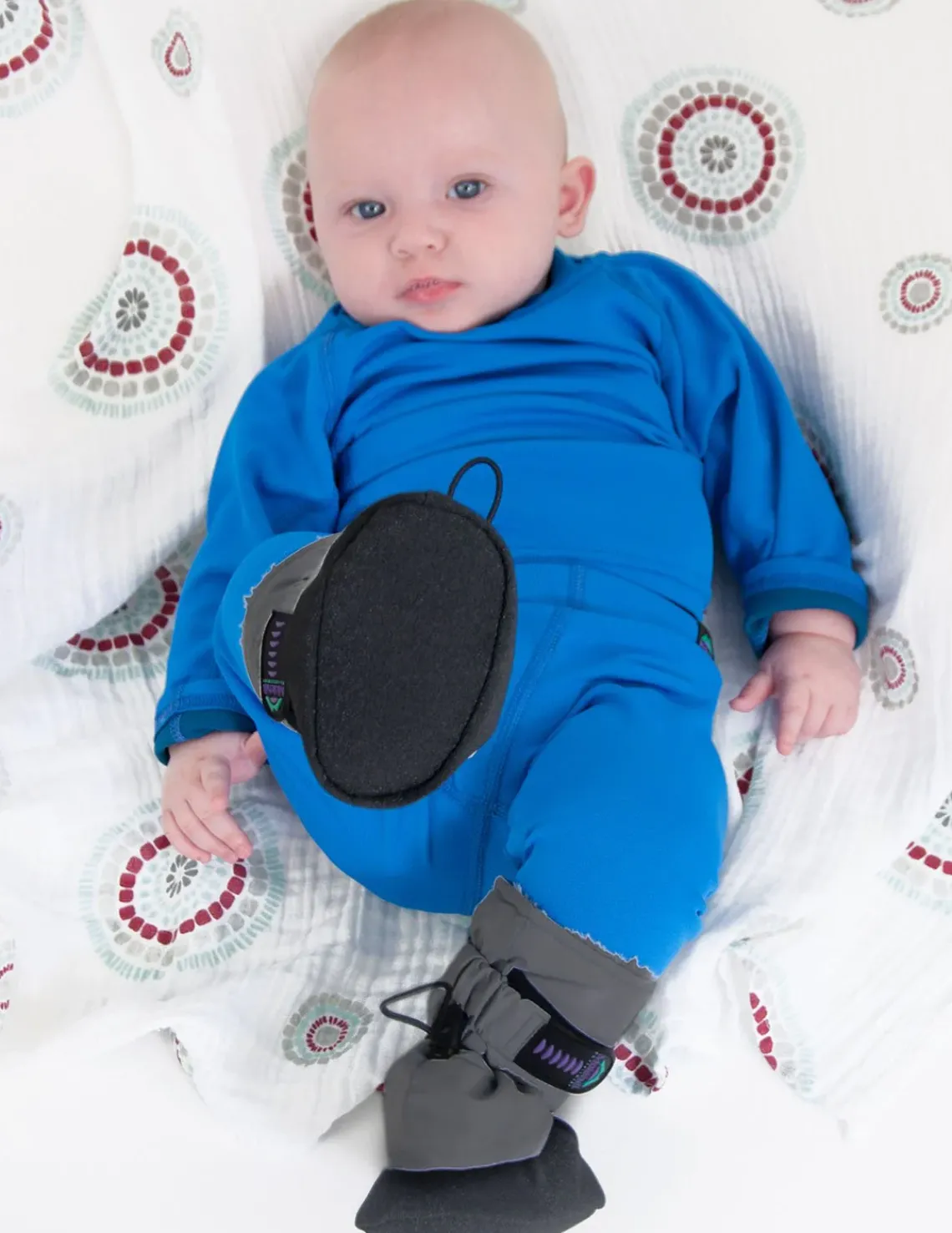 BOY Tuga Sunwear Booties (infant/toddler)|Infant / Toddler Booties - Navy