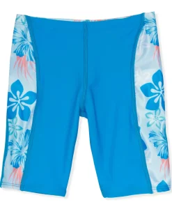 Tuga Sunwear Swim Shorts, Leggings, & Diapers|Jammer Swim Short - Celeste (MADE IN USA)