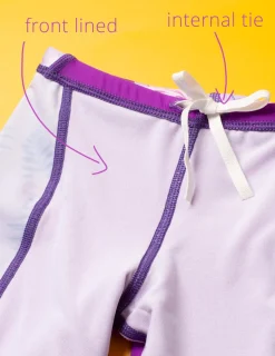 Tuga Sunwear Swim Shorts, Leggings, & Diapers|Jammer Swim Short - Celeste (MADE IN USA)