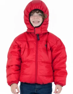BOY Tuga Sunwear Swimwear|Jackets & Bunting Suits|Kids Down Hooded Jacket - Engine Red