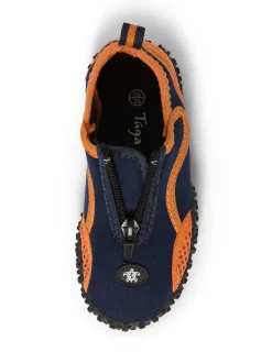 BOY Tuga Sunwear Water Shoes|Water Shoes|Kids Water Shoes - Navy / Orange