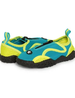 Tuga Sunwear Water Shoes|Kids Water Shoes - Teal / Lime