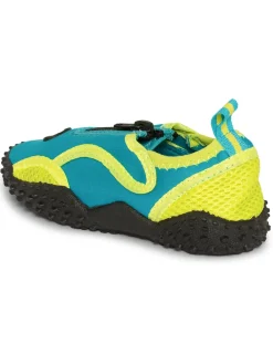 Tuga Sunwear Water Shoes|Kids Water Shoes - Teal / Lime