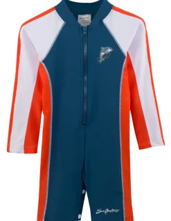 BOY Tuga Sunwear Sunsuits & One-piece Swimsuits|Long Sleeve One-Piece Swimsuit - Tangelo