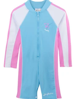 Tuga Sunwear Sunsuits & One-piece Swimsuits|Long Sleeve One-Piece Swimsuit - Mallow