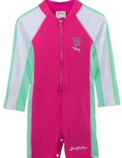 Tuga Sunwear Sunsuits & One-piece Swimsuits|Long Sleeve One-Piece Swimsuit - Poppy