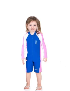 Tuga Sunwear Sunsuits & One-piece Swimsuits|Long Sleeve One-Piece Swimsuit - Buttercup