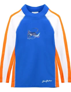 BOY Tuga Sunwear Swim Shirts & Rash Guards|Long Sleeve Rash Guard - Marina