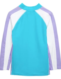 Tuga Sunwear Swim Shirts & Rash Guards|Long Sleeve Rash Guard - Maui Blue