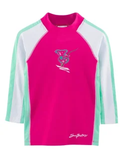 Tuga Sunwear Swim Shirts & Rash Guards|Long Sleeve Rash Guard - Poppy