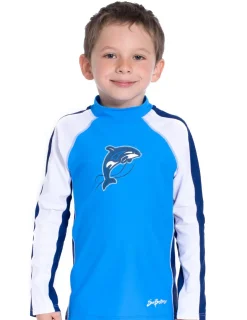 BOY Tuga Sunwear Swim Shirts & Rash Guards|Long Sleeve Rash Guard - Splash