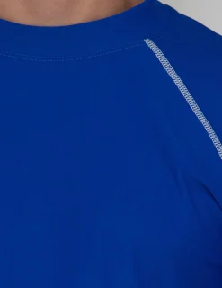 Tuga Sunwear Swim Shirts & Rash Guards|Men's Chlorine Resistant Long Sleeve Rash Guard - Royal