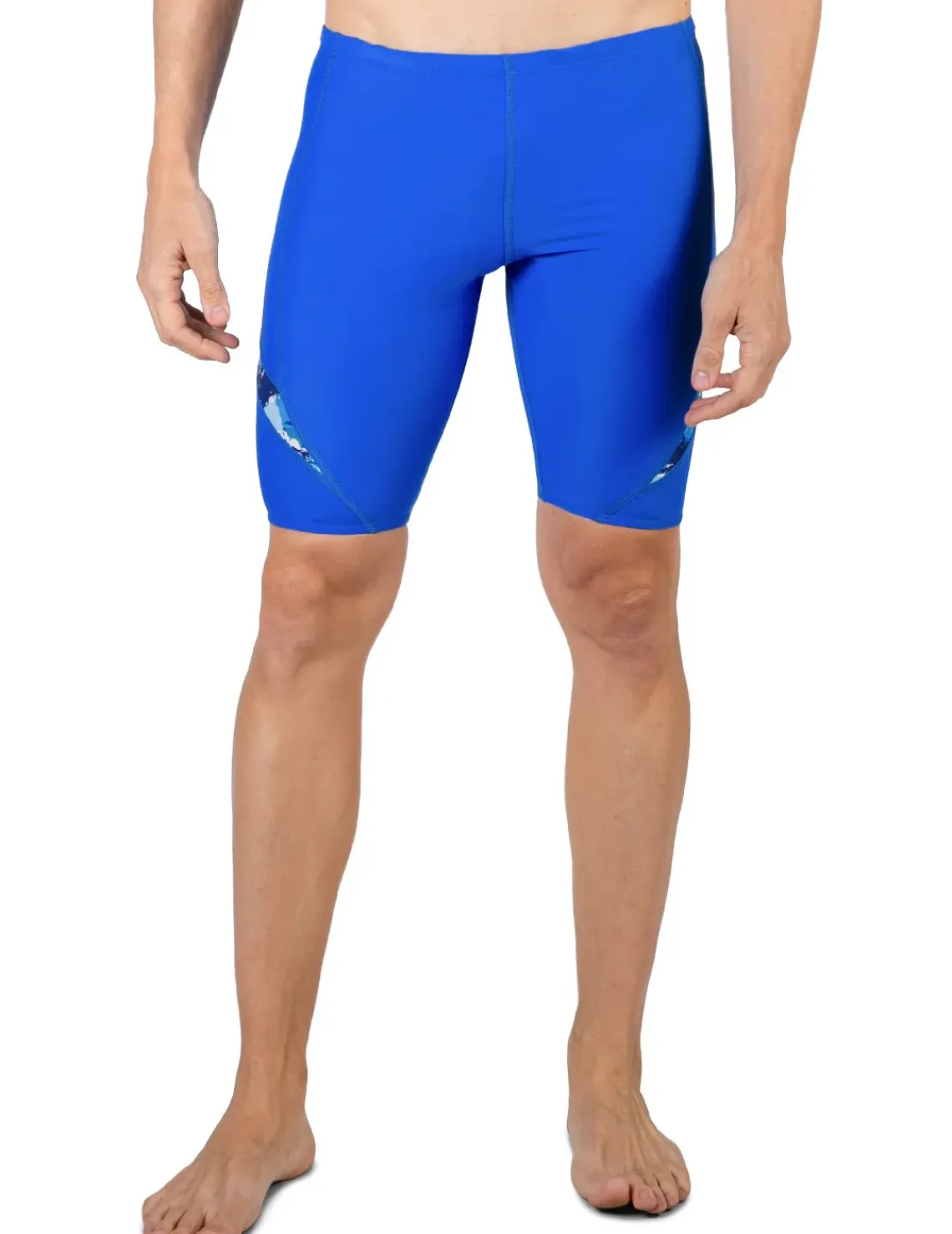 Tuga Sunwear Swim Shorts, Jammers, & Leggings|Men's Hydroactive Swim Short - Royal / Blue Camo