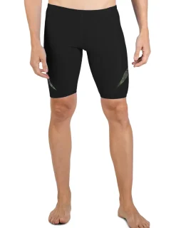 Tuga Sunwear Swim Shorts, Jammers, & Leggings|Men's Hydroactive Swim Short - Black / Green Camo