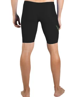 Tuga Sunwear Swim Shorts, Jammers, & Leggings|Men's Hydroactive Swim Short - Black / Green Camo