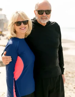 Tuga Sunwear Swim Shirts & Rash Guards|Men's Swim Crest Rash Guard with Relaxed Hoodie - Green Camo