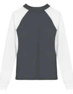 Tuga Sunwear Swim Shirts & Rash Guards|Men's Snorkel Caribbean Fish ID Rash Guard - Grey