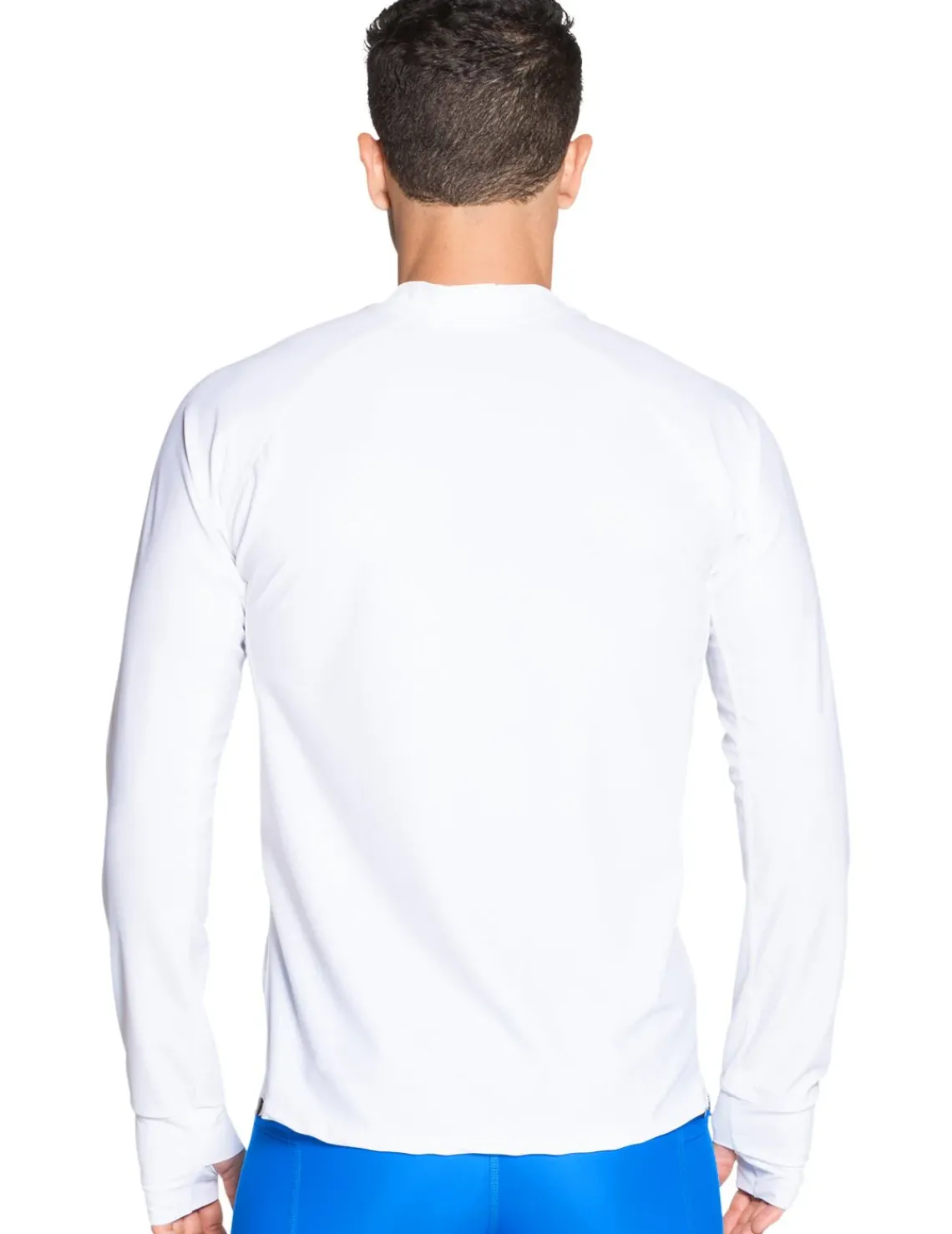 Tuga Sunwear Swim Shirts & Rash Guards|Men's Snorkel Hawaii Fish ID Rash Guard - White