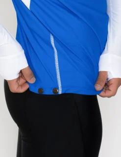 Tuga Sunwear Swim Shirts & Rash Guards|Men's Snorkel Hoodie Rash Guard - Caribbean Fish ID - Royal