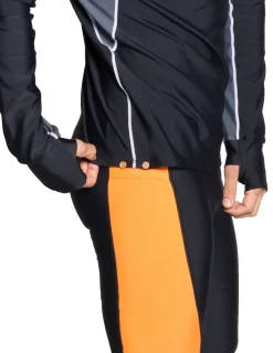 Tuga Sunwear Swim Shirts & Rash Guards|Men's Snorkel Long Sleeve Rash Guard - Black/Gray