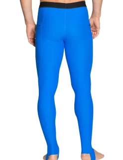 Tuga Sunwear Swim Shorts, Jammers, & Leggings|Men's Snorkel Stirrup Swim Legging - Royal