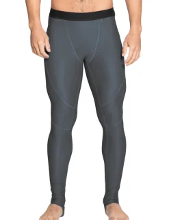 Tuga Sunwear Swim Shorts, Jammers, & Leggings|Men's Snorkel Stirrup Swim Legging - Gray