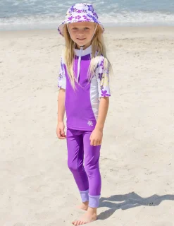 Tuga Sunwear Sun Hats|Reversible Bucket Sun Hat - Turquoise/Hawaii