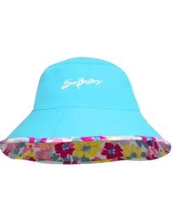 Tuga Sunwear Sun Hats|Reversible Bucket Sun Hat - Prettyberry Blue