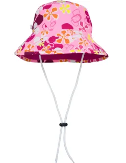 Tuga Sunwear Sun Hats|Reversible Bucket Sun Hat - Misty Pink