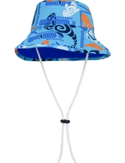 BOY Tuga Sunwear Sun Hats|Reversible Bucket Sun Hat - Lagoon