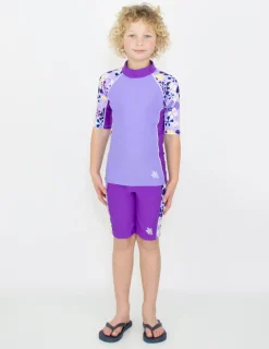 Tuga Sunwear 2 & 3 Piece Swim Sets|Seaside Rash Guard & Jammer Short - Stintino