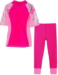 Tuga Sunwear 2 & 3 Piece Swim Sets|Seaside Rash Guard & Swim Legging - Baya