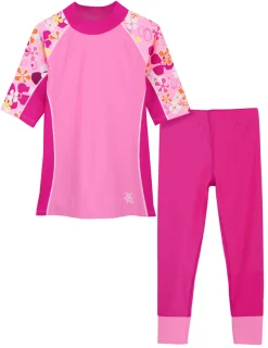 Tuga Sunwear 2 & 3 Piece Swim Sets|Seaside Rash Guard & Swim Legging - Fresia