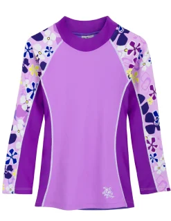 Tuga Sunwear Swim Shirts & Rash Guards|Shoreline Long Sleeve Rash Guard - Verbena