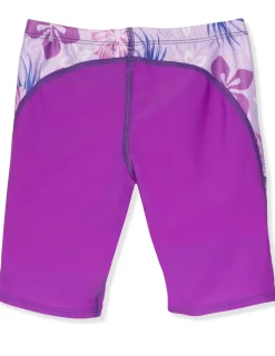 Tuga Sunwear 2 & 3 Piece Swim Sets|Shoreline Rash Guard & Jammer Short - Malva (MADE IN USA)