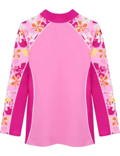 Tuga Sunwear 2 & 3 Piece Swim Sets|Shoreline Rash Guard & Swim Legging - Fresia