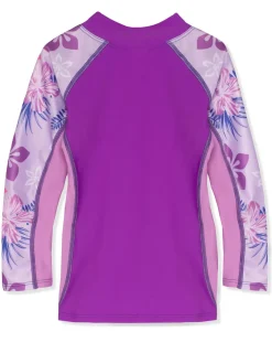 Tuga Sunwear 2 & 3 Piece Swim Sets|Shoreline Rash Guard & Swim Legging - Malva