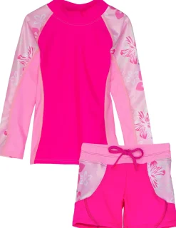 Tuga Sunwear 2 & 3 Piece Swim Sets|Shoreline Rash Guard & Swim Short - Baya (MADE IN USA)