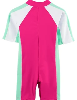 Tuga Sunwear Sunsuits & One-piece Swimsuits|Short Sleeve One-Piece Swimsuit - Poppy